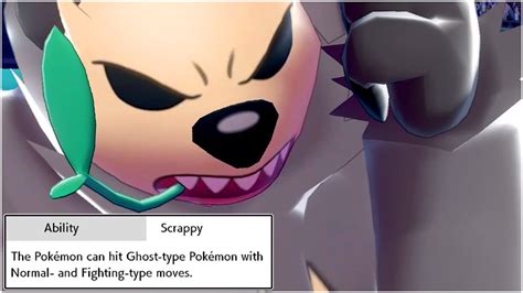 scrappy ability pokemon.